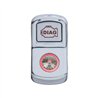 UP45068-"Diagnostic" Rocker Switch Cover With Clear Crystal