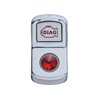 UP45071-"Diagnostic" Rocker Switch Cover With Red Crystal