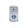 UP45083-"Engine Fan" Rocker Switch Cover With Blue Crystal