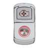 UP45084-"Engine Fan" Rocker Switch Cover With Clear Crystal
