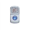 UP45131-"Headlight" Rocker Switch Cover With Blue Crystal