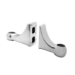 UP30438-Polished L Shape Headlight Bracket (Pair)