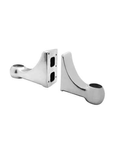 UP30438-Polished L Shape Headlight Bracket (Pair)