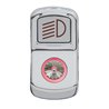 UP45132-"Headlight" Rocker Switch Cover With Clear Crystal