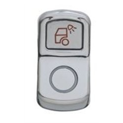 UP45136-"Load Light" Chrome Rocker Switch Cover - Plain
