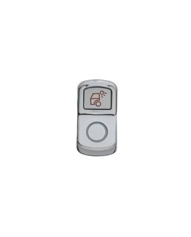 UP45136-"Load Light" Chrome Rocker Switch Cover - Plain