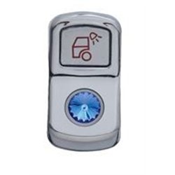 UP45139-"Load Light" Rocker Switch Cover With Blue Crystal