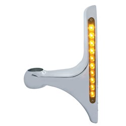 UP30457-LED Headlight Bracket - 10 Amber LED/Amber Lens (Pair)