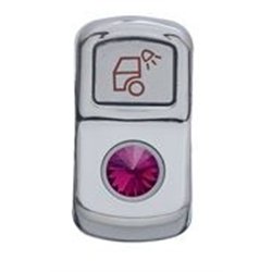 UP45142-"Load Light" Rocker Switch Cover With Purple Crystal