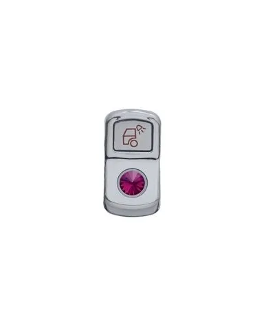 UP45142-"Load Light" Rocker Switch Cover With Purple Crystal