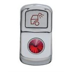 UP45143-"Load Light" Rocker Switch Cover With Red Crystal