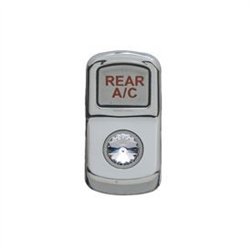 UP45172-"Rear A/C" Rocker Switch Cover With Clear Crystal