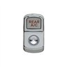 UP45172-"Rear A/C" Rocker Switch Cover With Clear Crystal