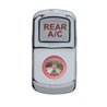 UP45172-"Rear A/C" Rocker Switch Cover With Clear Crystal