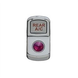 UP45174-"Rear A/C" Rocker Switch Cover With Purple Crystal