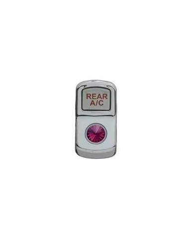 UP45174-"Rear A/C" Rocker Switch Cover With Purple Crystal