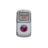 UP45174-"Rear A/C" Rocker Switch Cover With Purple Crystal