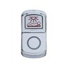 UP45184-"Sleeper Light" Chrome Rocker Switch Cover - Plain