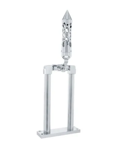 UP45981-9" Chrome Air Horn Lever Set With Daytona Grip