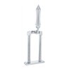UP45983-9" Chrome Air Horn Lever Set With "Talladega" Grip