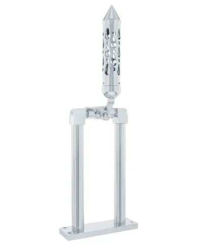 UP45985-9" Chrome Air Horn Lever Set With "Brooklyn" Grip