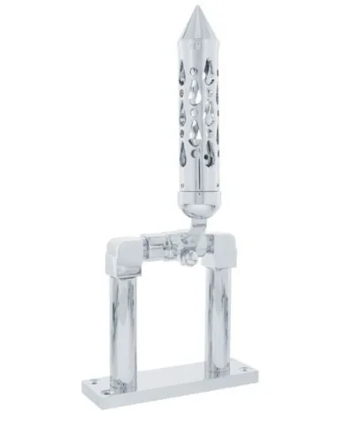 UP45991-4" Chrome Air Horn Lever Set With "Brooklyn" Grip