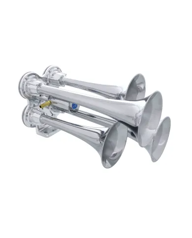 UP46123-4 Trumpet Mini Train Horn-Chrome