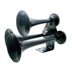 UP46127-Black 3 Trumpets Train Horn