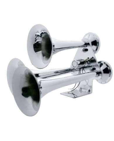 UP46129-Chrome 3 Trumpets Train Horn