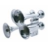 UP46130-4 Trumpets Air Powered Chrome Train Horn