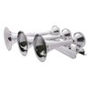 UP46146-3 Trumpets Horizontal Chrome Train Horn - Right