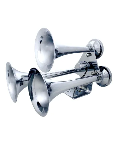 UP46151-3 Trumpets "Competition Series" Chrome Train Horn