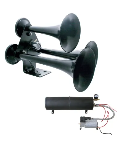 UP46172-Black Train Horn Bundle