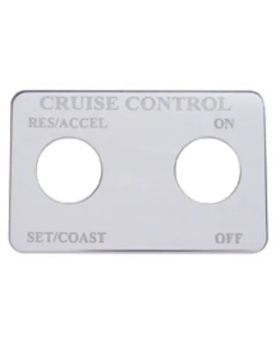 UP48060-Switch Plate For Freightliner - Cruise Control (2 Switches)