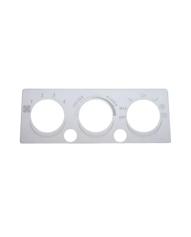 UP48155-International A/C Heater Plate - 2 Button Openings