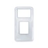 UP48157-Stainless Steel Small Paddle Switch Trim for International