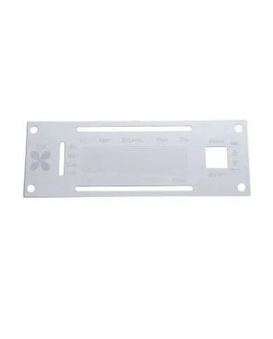 UP48202-Kenworth Stainless A/C Control Plate With Opening
