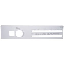 UP48302-Stainless A/C Control Plate With Recirculate Opening For Freightliner