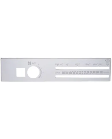 UP48302-Stainless A/C Control Plate With Recirculate Opening For Freightliner