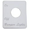 UP48411-Stainless Steel Switch Name Plate For Peterbilt - Bumper Light