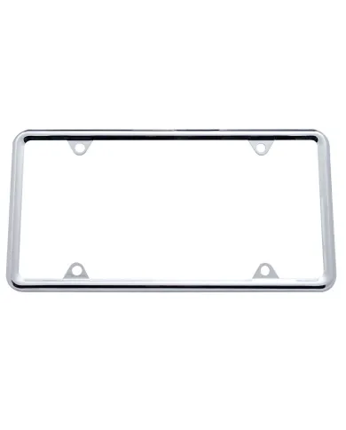UP50003-Slim License Plate Frame - Chrome