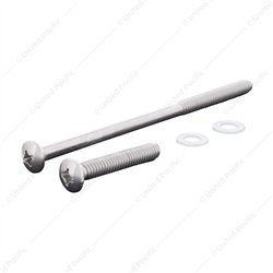 UP30500-2-Stainless 1 Long & 1 Short Bus Light Mounting Screws