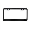 UP50079-Carbon Fiber Style Wide Bottom License Plate Frame