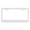 UP50099B-Chrome Wide Bottom 2 Hole License Plate Frame (Bulk)