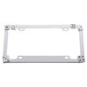 UP50132-Dice License Plate Frame - Chrome