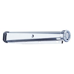 UP66006-30" Heavy Duty Mud Flap Hangers With 9 LED Reflector End Cap & Bezel - Amber LED/Clear Lens (Pair)