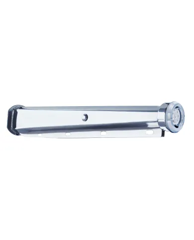 UP66006-30" Heavy Duty Mud Flap Hangers With 9 LED Reflector End Cap & Bezel - Amber LED/Clear Lens (Pair)