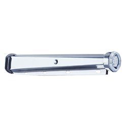 UP66007-30" Heavy Duty Mud Flap Hangers With 9 LED Reflector End Cap & Bezel - Red LED/Clear Lens (Pair)