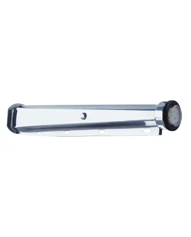 UP67003-30" Heavy Duty Mud Flap Hangers With 9 LED End Cap & Grommet - Red LED/Clear Lens (Pair)