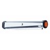 UP67004-30" Heavy Duty Mud Flap Hangers With 9 LED Reflector End Cap & Grommet - Amber LED/Amber Lens (Pair)